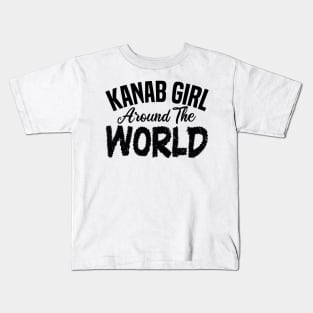 kanab girl around the world Kids T-Shirt